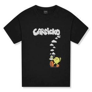 Black Carsicko Puffin C T Shirt