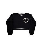 Carsicko Dont Touch Knit Black Sweater