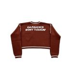 Carsicko Dont Touch Knit Brown Sweater