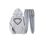 Carsicko Heart Logo Tracksuit Grey